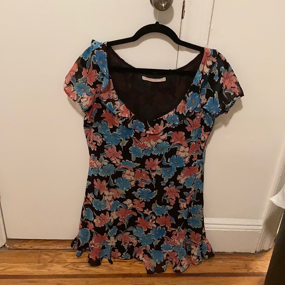 Zara floral dress size L